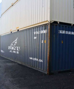 40' CONTAINER USED WIND AND WATER TIGHT, HIGH CUBE 9'6" TALL, MIXED COLORS, 2 DOOR STD HANDLES