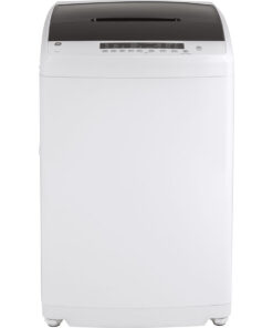 GE® Space-Saving 3.3 IEC Cu. Ft. Capacity Stationary Washer with Stainless Steel Basket White - GNW128SSMWW