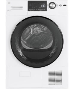 GE® 4.1 Cu. Ft. Capacity 24" Ventless Condenser Front Load Electric Dryer White - GFT14JSIMWW